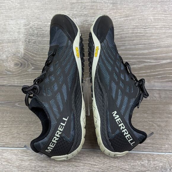 Merrell Trail Glove 4 Women’s Sz 10 Black Blue Gray Vibram Trail Running Sneaker - Picture 10 of 13